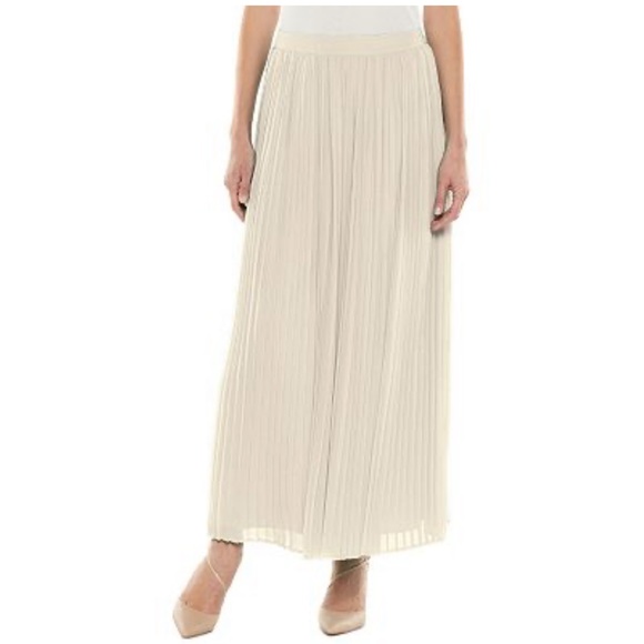 Lauren Conrad Pleated Chiffon Maxi Skirt - Picture 1 of 7